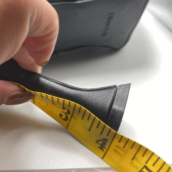 NORDSTROM OPEN EDIT BLYTHE BOOTIE FLARED HEEL BLACK WOMEN’S SZ 10M - Picture 9 of 11